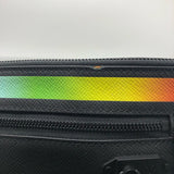 ルイ・ヴィトン LOUIS VUITTON ポシェットA4 M30347 ブラック/レインボー タイガ メンズ クラッチバッグ