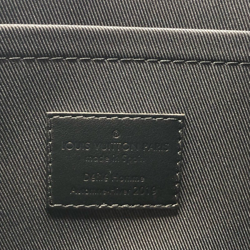 ルイ・ヴィトン LOUIS VUITTON ポシェットA4 M30347 ブラック/レインボー タイガ メンズ クラッチバッグ