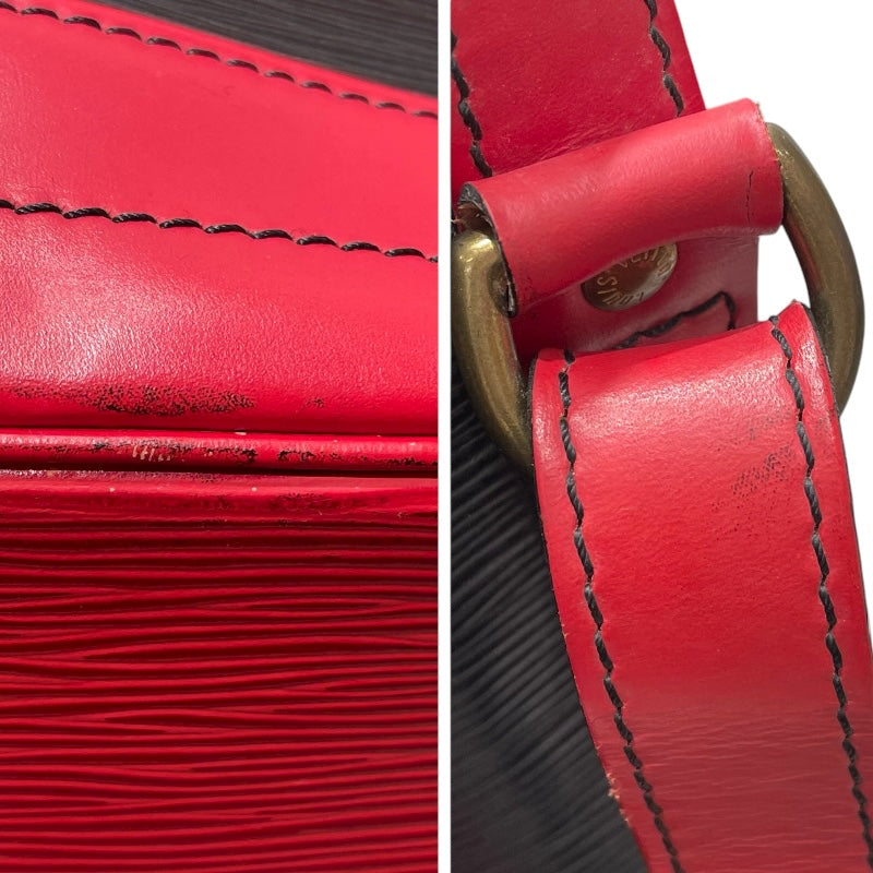 ルイ・ヴィトン LOUIS VUITTON ノエ M44017 ブラック/レッド エピ ユニセックス ショルダーバッグ