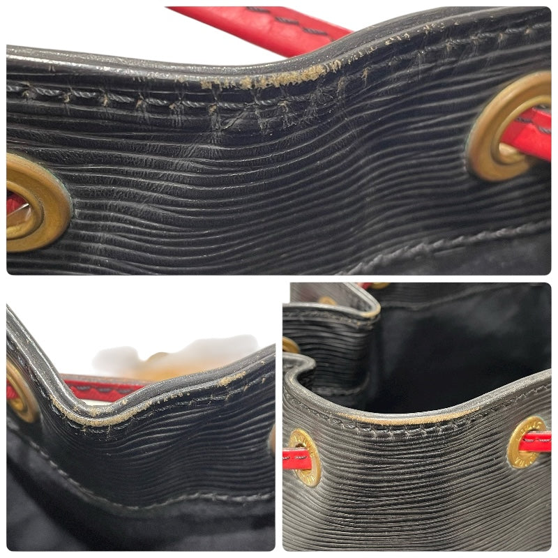 ルイ・ヴィトン LOUIS VUITTON ノエ M44017 ブラック/レッド エピ ユニセックス ショルダーバッグ