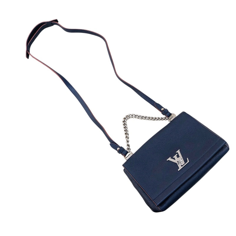 ルイ・ヴィトン LOUIS VUITTON ロックミー2BB M43391 ネイビー/レッド トリヨン レディース ショルダーバッグ