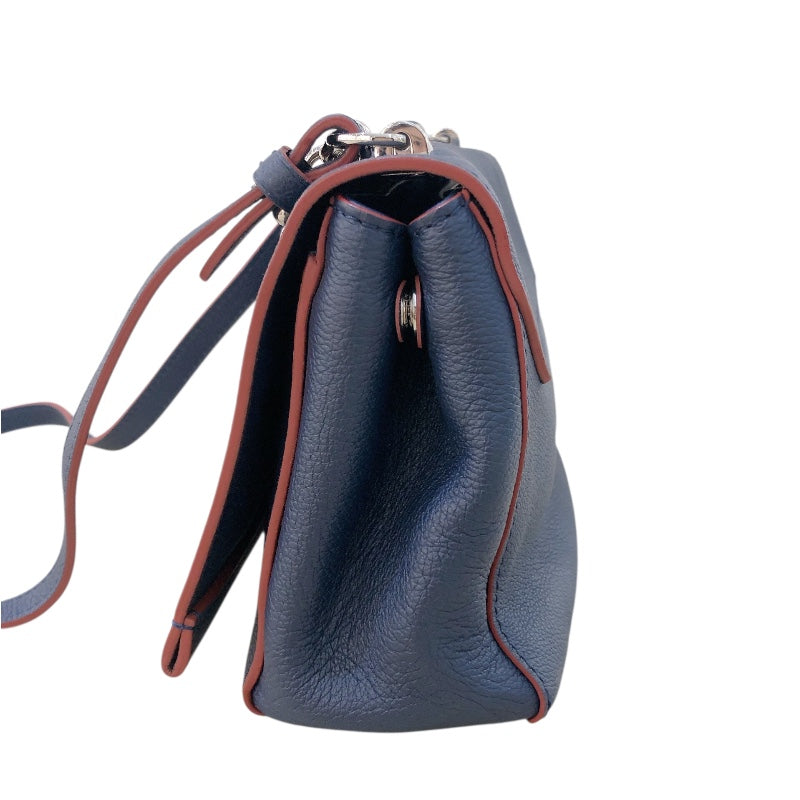ルイ・ヴィトン LOUIS VUITTON ロックミー2BB M43391 ネイビー/レッド トリヨン レディース ショルダーバッグ