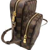 ルイ・ヴィトン LOUIS VUITTON アマゾン スペシャルオーダー N48074 ダミエ ダミエPVCコーティングキャンバス/レザー ユニセックス ショルダーバッグ