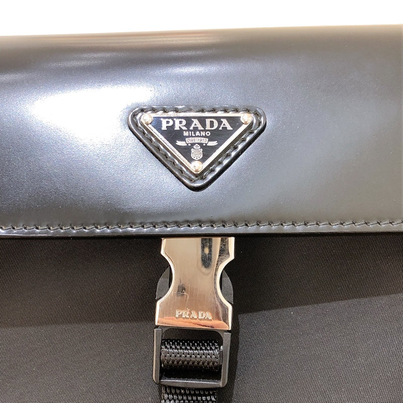 プラダ PRADA Re-Nylon ショルダーバッグ 2VD044 ブラック レザー/ナイロン レディース ショルダーバッグ