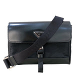プラダ PRADA Re-Nylon ショルダーバッグ 2VD044 ブラック レザー/ナイロン レディース ショルダーバッグ