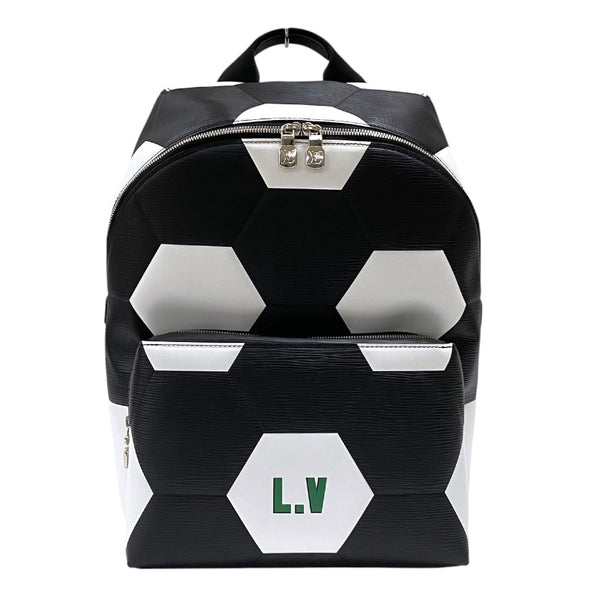 ルイ・ヴィトン LOUIS VUITTON アポロ バックパック 2018年W杯限定 M52186 ブラック×ホワイト エピ メンズ リュック デイパック