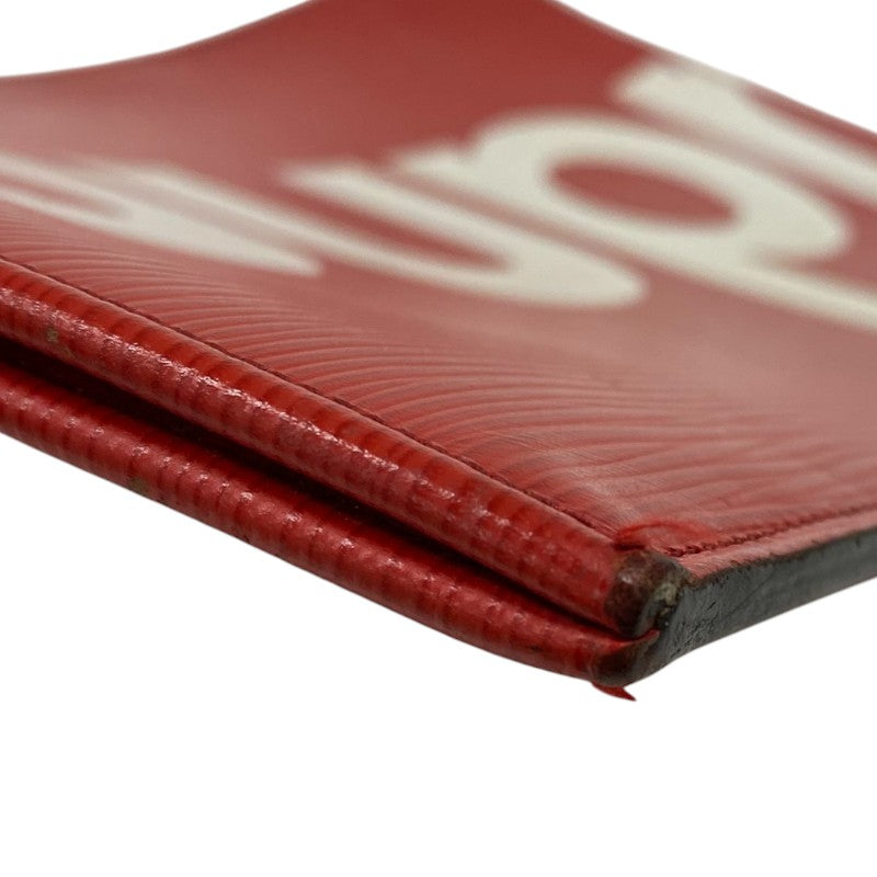 ルイ・ヴィトン LOUIS VUITTON ポシェット・ジュールGM シュプリームコラボ M67722 レッド エピ ユニセックス セカンドバッグ