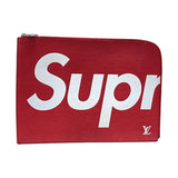 ルイ・ヴィトン LOUIS VUITTON ポシェット・ジュールGM シュプリームコラボ M67722 レッド エピ ユニセックス セカンドバッグ