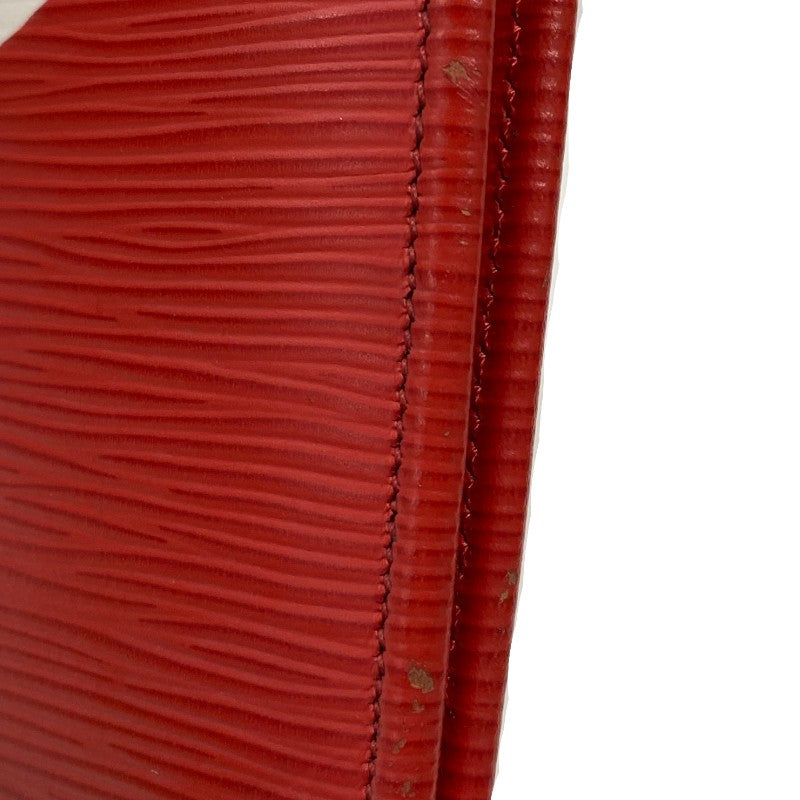 ルイ・ヴィトン LOUIS VUITTON ポシェット・ジュールGM シュプリームコラボ M67722 レッド エピ ユニセックス セカンドバッグ