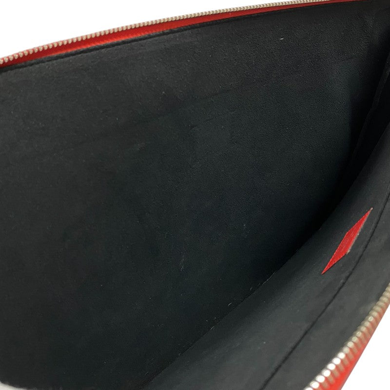 ルイ・ヴィトン LOUIS VUITTON ポシェット・ジュールGM シュプリームコラボ M67722 レッド エピ ユニセックス セカンドバッグ