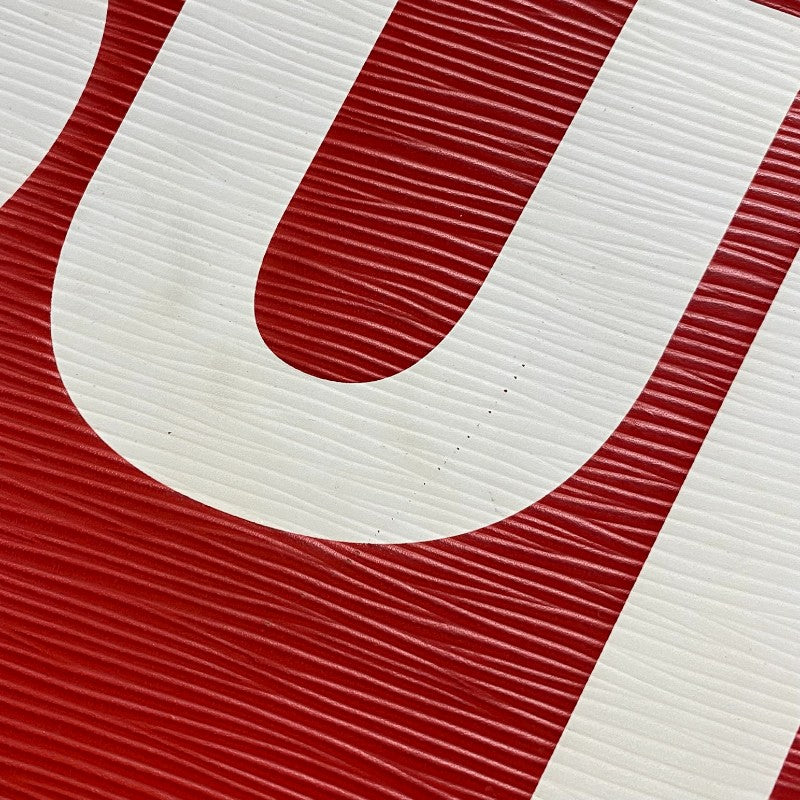 ルイ・ヴィトン LOUIS VUITTON ポシェット・ジュールGM シュプリームコラボ M67722 レッド エピ ユニセックス セカンドバッグ