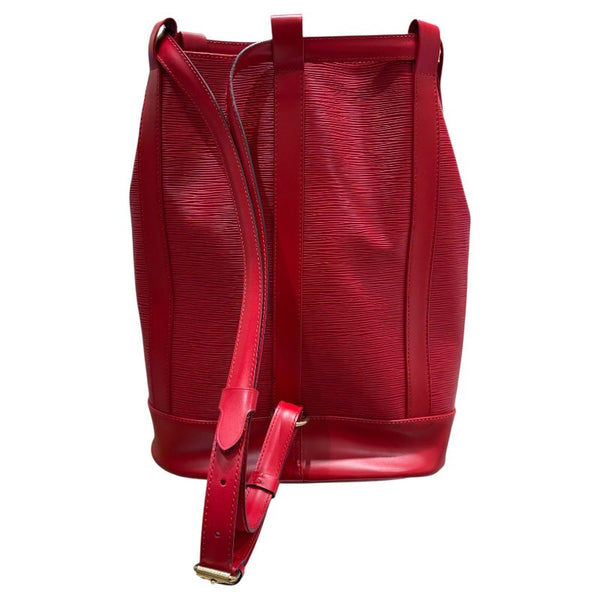 ルイ・ヴィトン LOUIS VUITTON ランドネPM M52357 レッド エピ レザー ユニセックス リュック・デイパック