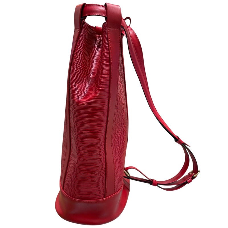 ルイ・ヴィトン LOUIS VUITTON ランドネPM M52357 レッド エピ レザー ユニセックス リュック・デイパック