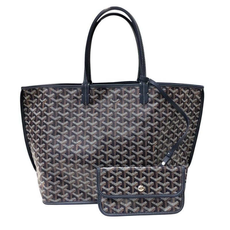 ゴヤール GOYARD アンジュPM ネイビー ゴヤールディンキャンバス ユニセックス トートバッグ