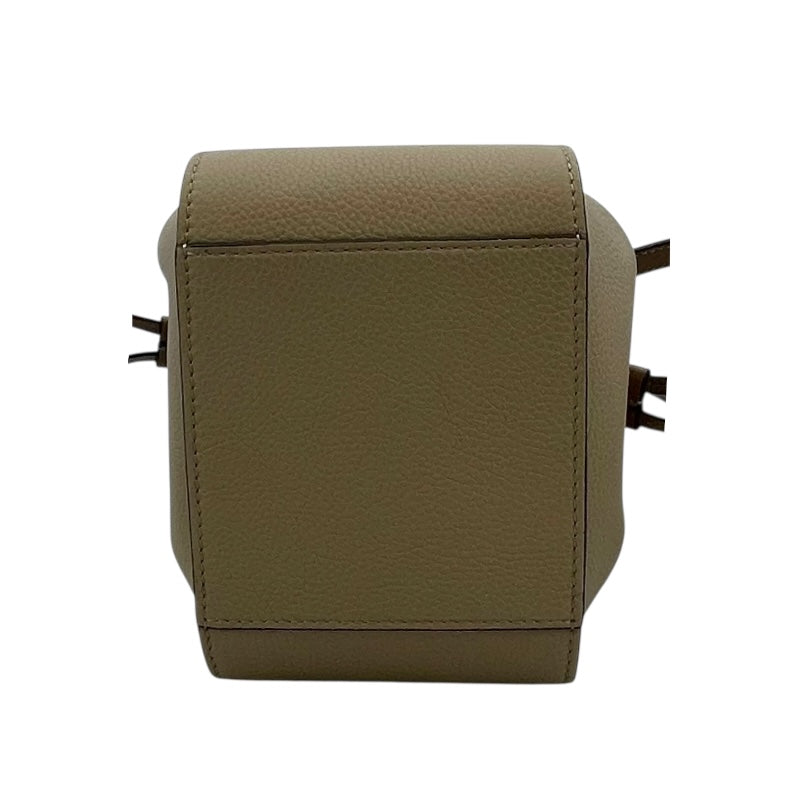 ロエベ LOEWE ハンモック ドローストリングミニ A538V07X15 ベージュ カーフ レディース ショルダーバッグ