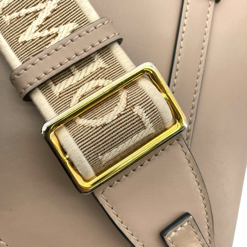 ロエベ LOEWE ゲートデュアルバッグミニ ア650N46X13 ベージュ カーフ/ジャガード レディース ショルダーバッグ
