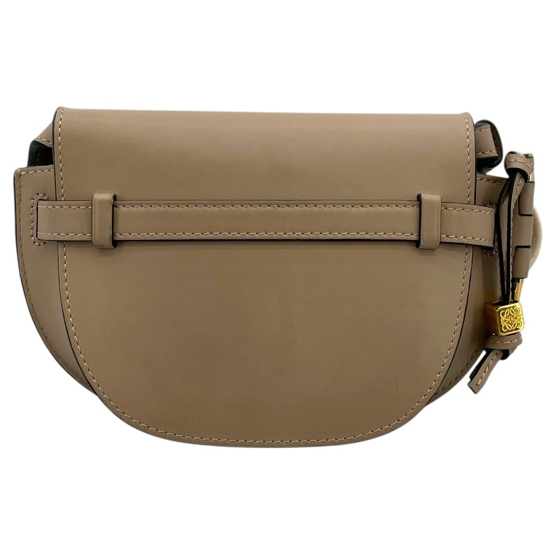 ロエベ LOEWE ゲートデュアルバッグミニ ア650N46X13 ベージュ カーフ/ジャガード レディース ショルダーバッグ