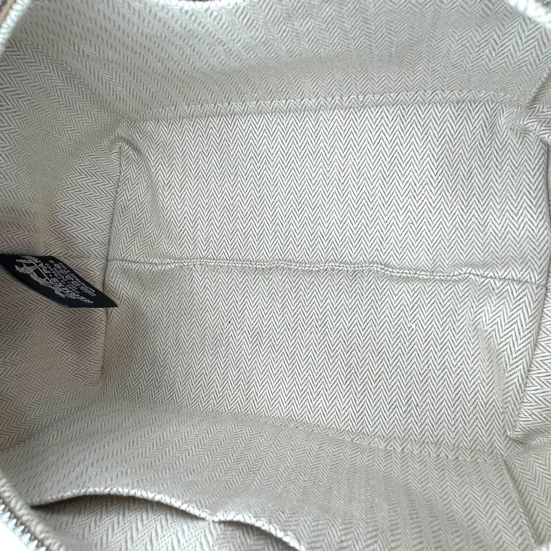 エルメス HERMES ブリッドアブラックPM ベージュ　SV金具 トワル レディース ハンドバッグ