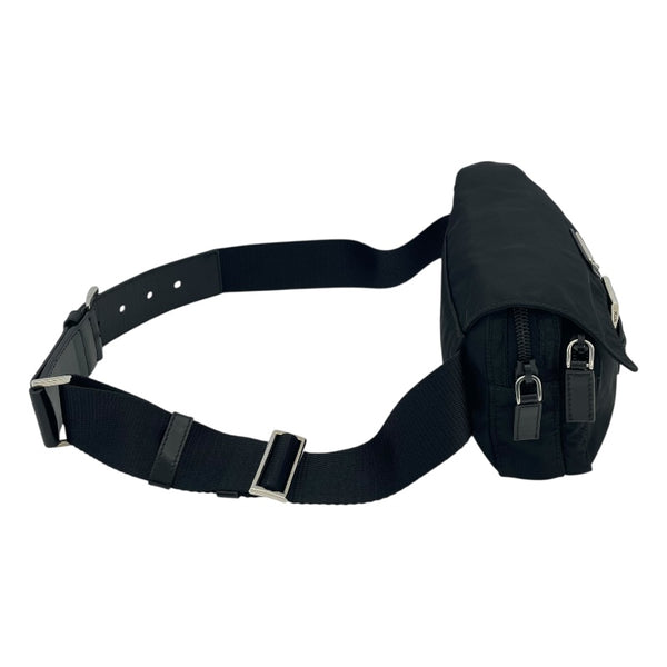 プラダ PRADA ウエストバッグ BM0012 ブラック ナイロン ユニセックス ウエストバッグ