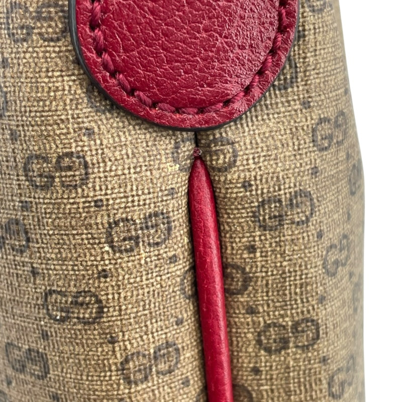 グッチ GUCCI ミニGGスプリーム ショルダーバッグ ドラえもんコラボ 647801 レッド GGスプリーム レディース ショルダーバッグ
