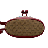 グッチ GUCCI ミニGGスプリーム ショルダーバッグ ドラえもんコラボ 647801 レッド GGスプリーム レディース ショルダーバッグ