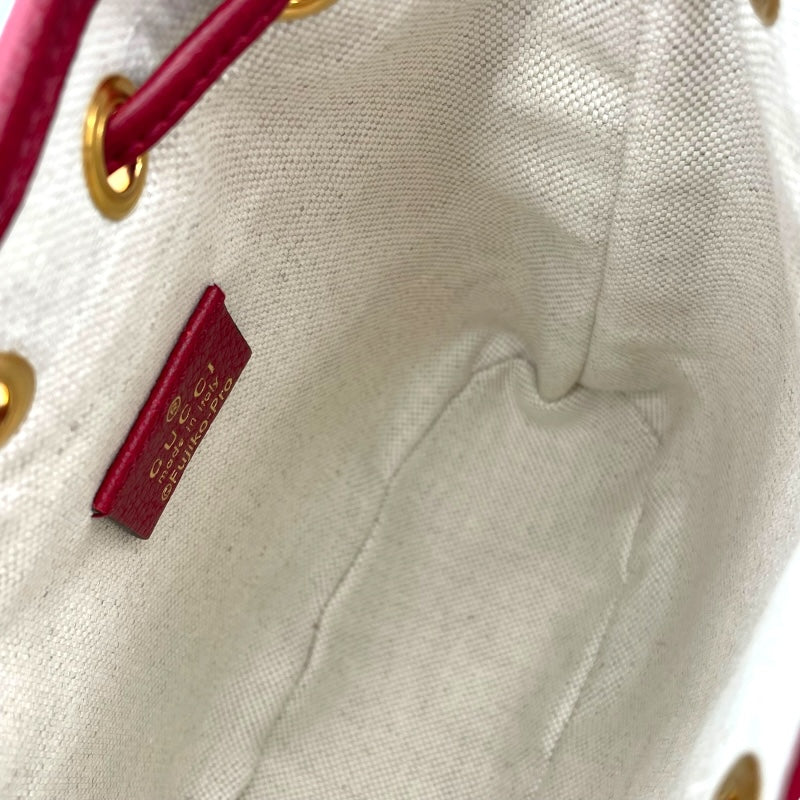 グッチ GUCCI ミニGGスプリーム ショルダーバッグ ドラえもんコラボ 647801 レッド GGスプリーム レディース ショルダーバッグ