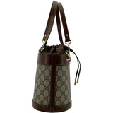 グッチ GUCCI ホースビット ショルダー 637115 ブラウン GGスプリーム レディース ハンドバッグ