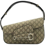 グッチ GUCCI ホースビットショルダー 764155 ブラウン GGスプリーム レディース ショルダーバッグ