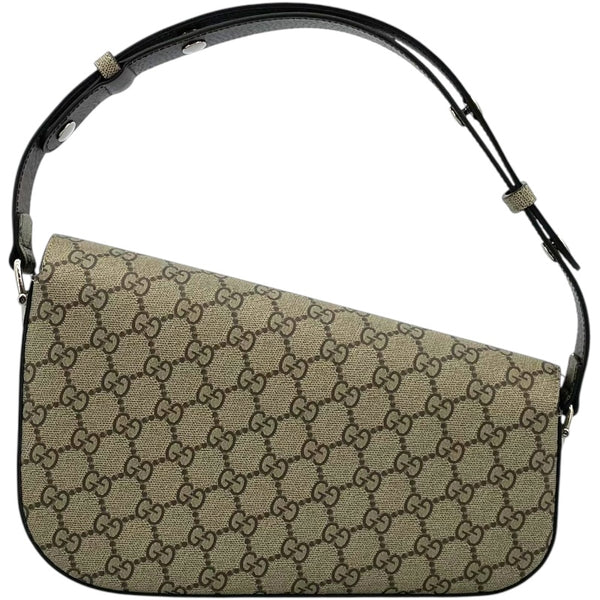 グッチ GUCCI ホースビットショルダー 764155 ブラウン GGスプリーム レディース ショルダーバッグ