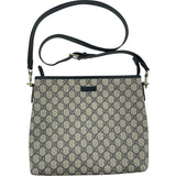 グッチ GUCCI GGスプリーム ショルダーバッグ 388924 ベージュ×ネイビー PVC レディース ショルダーバッグ