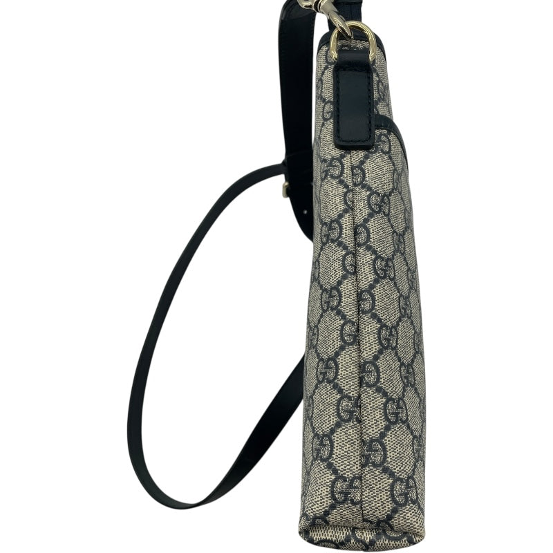 グッチ GUCCI GGスプリーム ショルダーバッグ 388924 ベージュ×ネイビー PVC レディース ショルダーバッグ