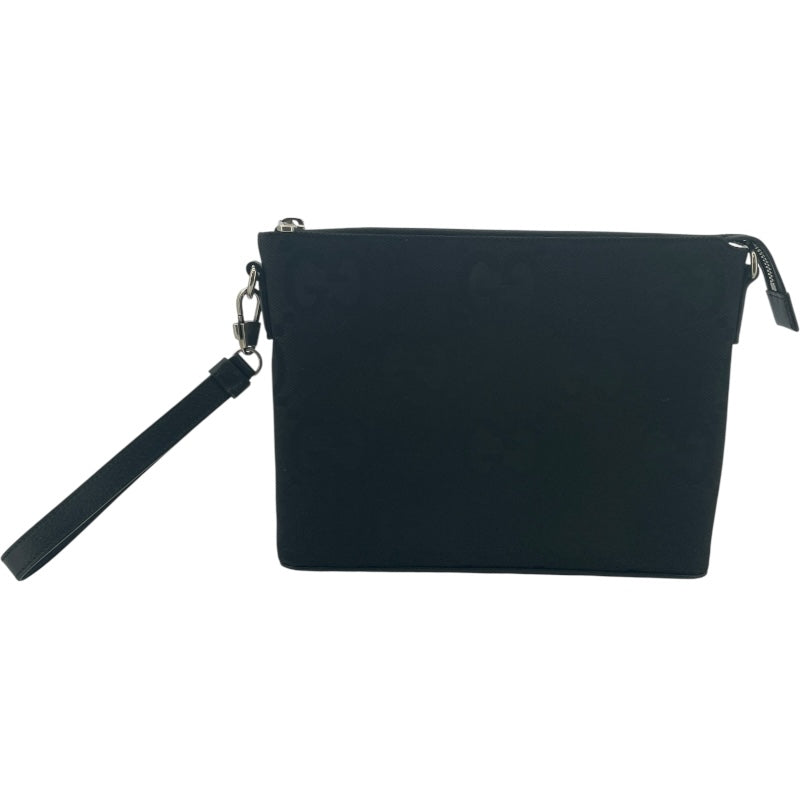 グッチ GUCCI ジャンボGG クラッチバッグ 739668 ブラック ジャンボGG