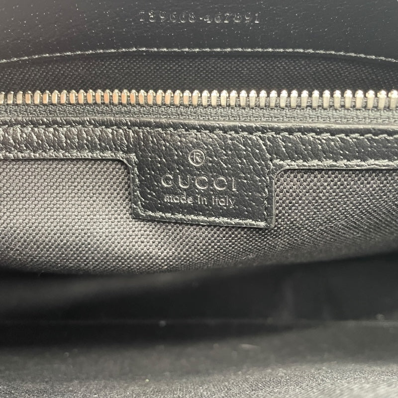 グッチ GUCCI ジャンボGG クラッチバッグ 739668 ブラック ジャンボGG