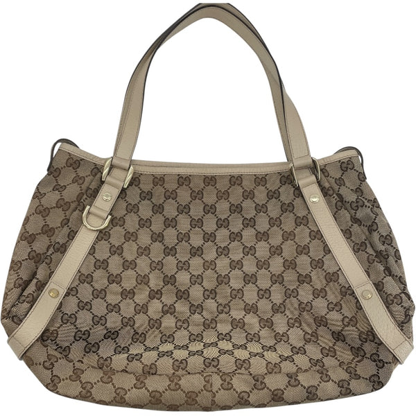 グッチ GUCCI アビー トート 130736 ベージュ GGキャンバス レディース トートバッグ