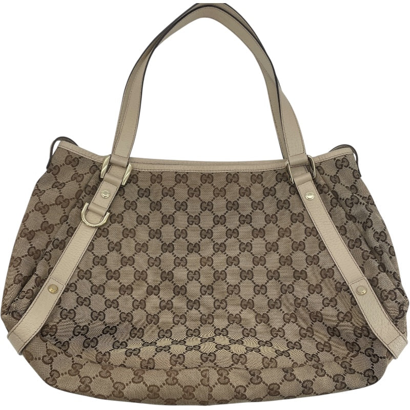 グッチ GUCCI アビー トート 130736 ベージュ GGキャンバス レディース トートバッグ
