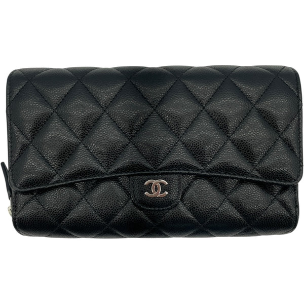 シャネル CHANEL マトラッセショルダーバッグ AP1744 ブラック キャビアスキン レディース ショルダーバッグ