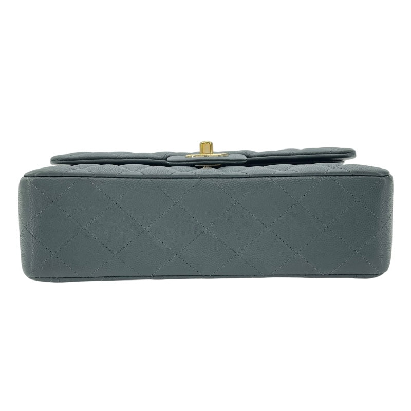 シャネル CHANEL マトラッセ23 A01113 26番台 グレー GD金具 キャビアスキン レディース ショルダーバッグ