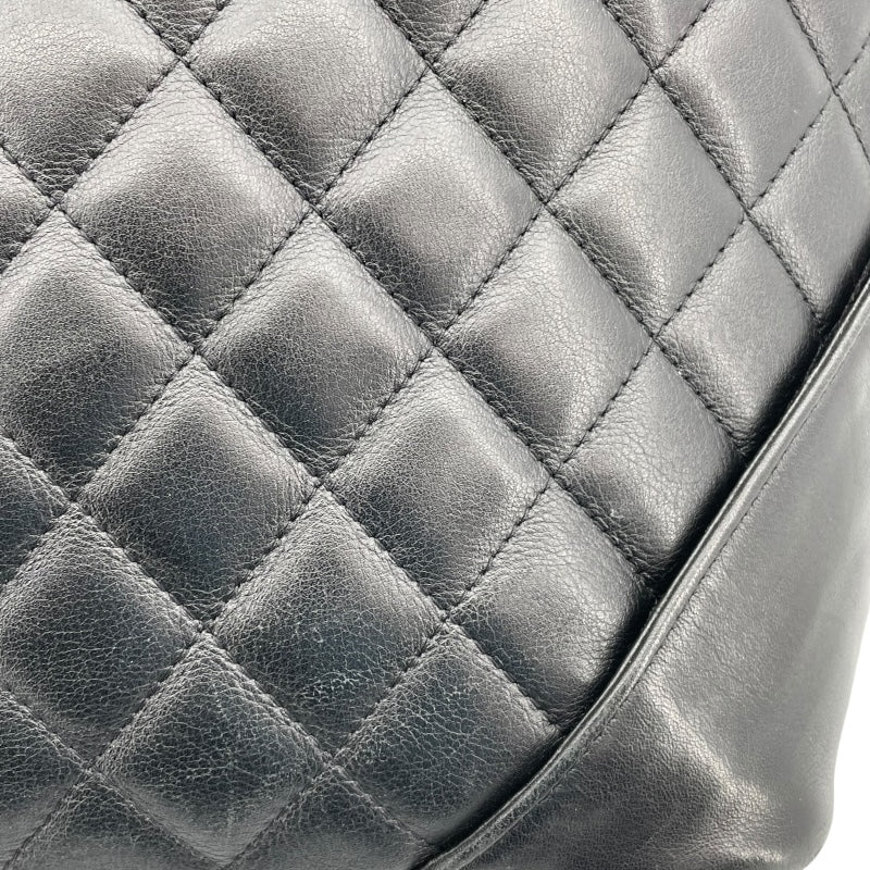 シャネル CHANEL カンボンライン トート ラージ A25169 9番台 ブラック SV金具 カーフ レディース トートバッグ