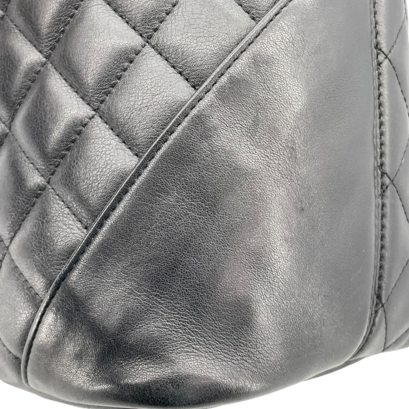 シャネル CHANEL カンボンライン トート ラージ A25169 9番台 ブラック SV金具 カーフ レディース トートバッグ