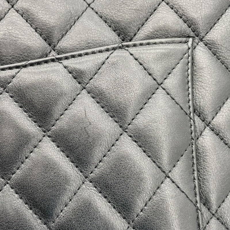 シャネル CHANEL カンボンライン トート ラージ A25169 9番台 ブラック SV金具 カーフ レディース トートバッグ