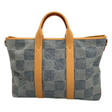 ルイ・ヴィトン LOUIS VUITTON ウィークエンド トートNM N40702 ブルー ダミエ・デニム メンズ ショルダーバッグ