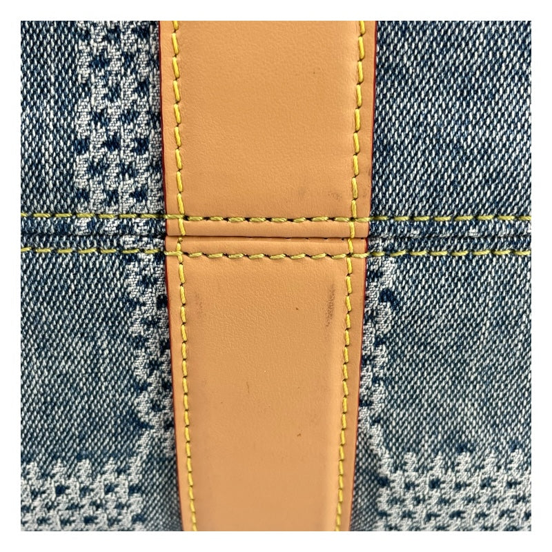 ルイ・ヴィトン LOUIS VUITTON ウィークエンド トートNM N40702 ブルー ダミエ・デニム メンズ ショルダーバッグ