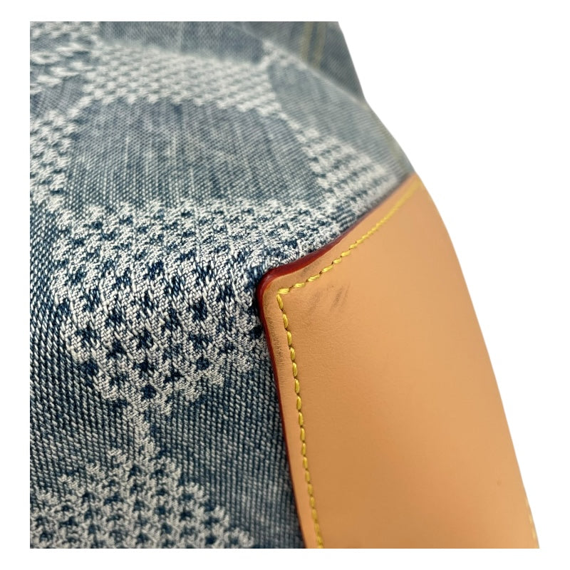 ルイ・ヴィトン LOUIS VUITTON ウィークエンド トートNM N40702 ブルー ダミエ・デニム メンズ ショルダーバッグ