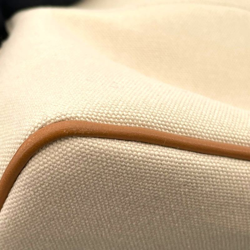 エルメス HERMES ボリードポーチMM アイボリー SV金具 トワル レディース その他バッグ