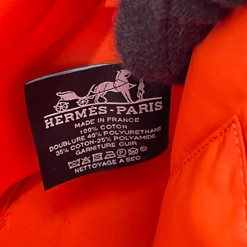 エルメス HERMES ボリードポーチMM アイボリー SV金具 トワル レディース その他バッグ