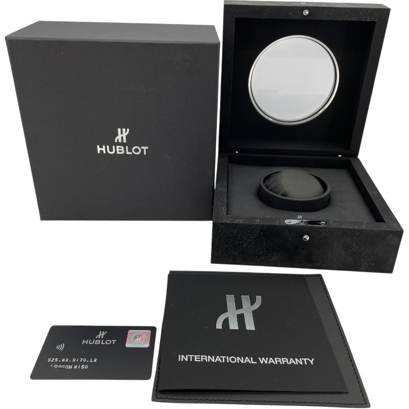 ウブロ HUBLOT クラシック フュージョン アエロ クロノグラフ チタニウム 525.NX.0170.LR スケルトン チタン メンズ 腕時計