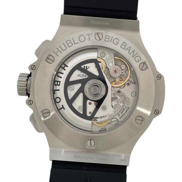 ウブロ HUBLOT クラシック フュージョン アエロ クロノグラフ チタニウム 525.NX.0170.LR スケルトン チタン メンズ 腕時計
