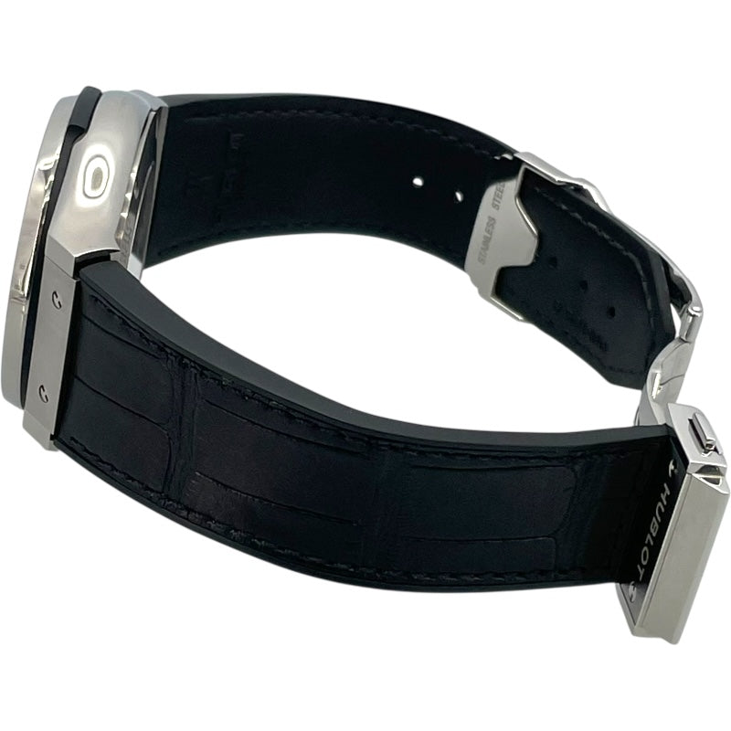 ウブロ HUBLOT クラシックフュージョン アエロ クロノグラフ チタニウム 525.NX.0170.LR スケルトン チタン 自動巻き メンズ 腕時計