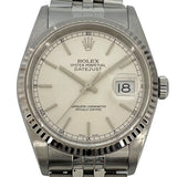 ロレックス ROLEX デイトジャスト 16234 シルバー WG/SS 自動巻き メンズ 腕時計