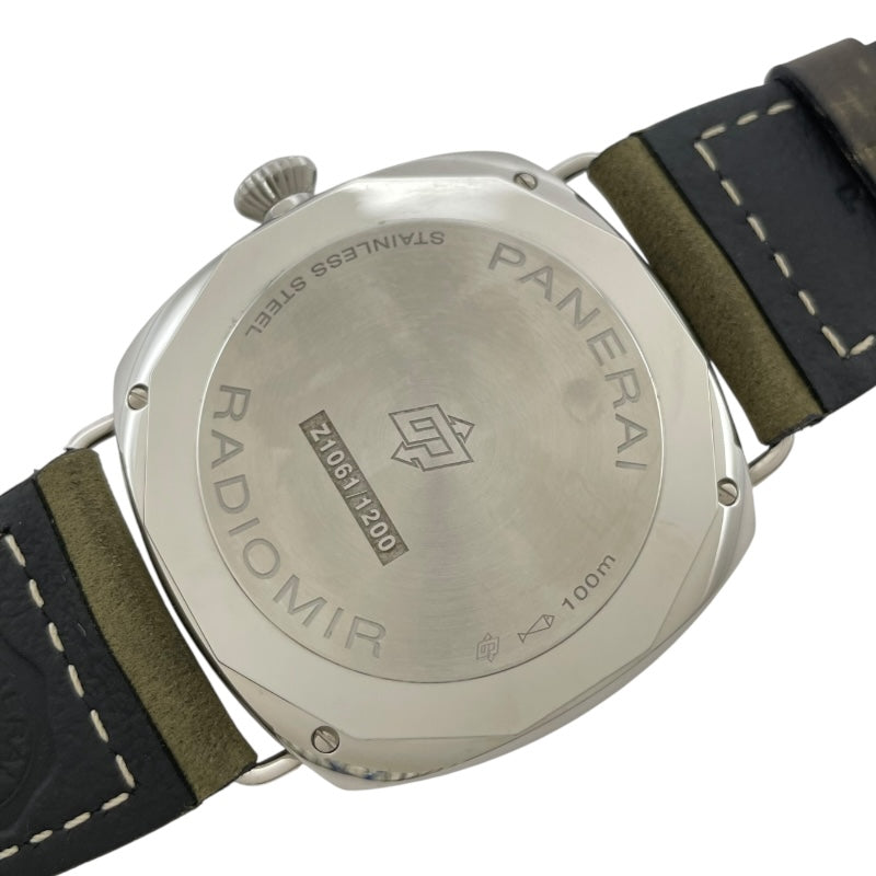パネライ PANERAI ラジオミール オフィチーネ PAM01384 ホワイト SS 手巻き メンズ 腕時計